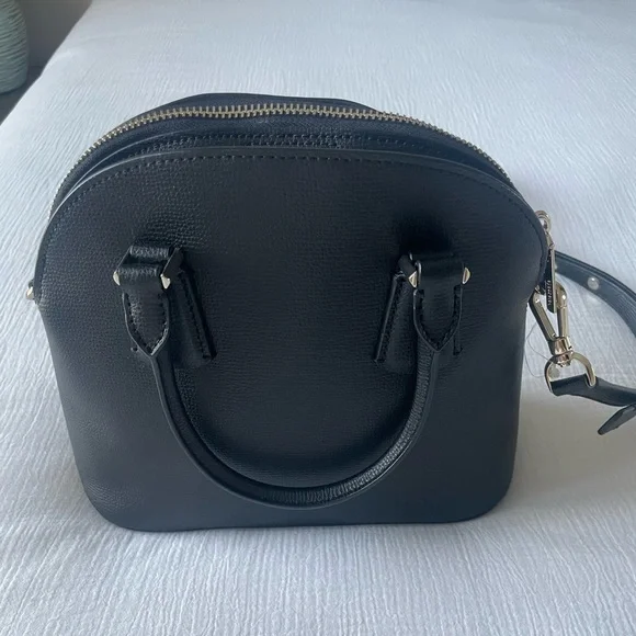 Like new! Black KATE SPADE Sylvia Dome Satchel Crossbody - Picture 5 of 14
